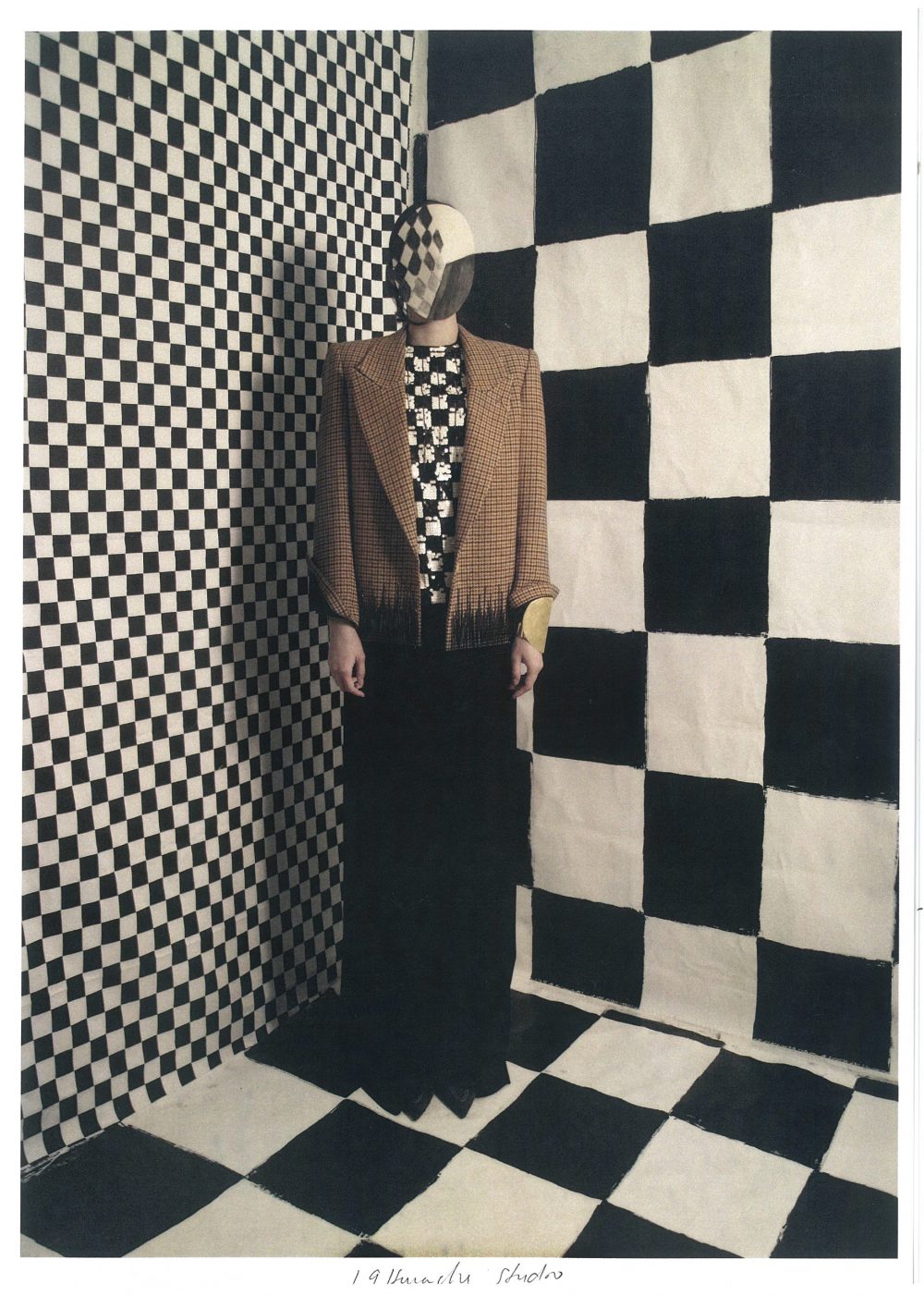 CLASSIC No_4 Metal-fringed Check Jacket