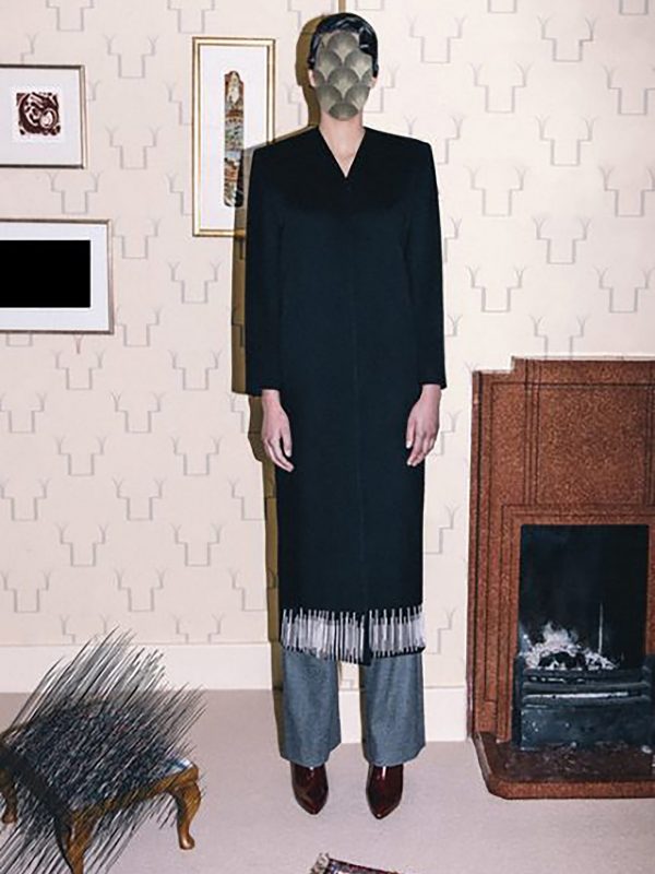 CLASSIC No_1 Metal fringed long coat