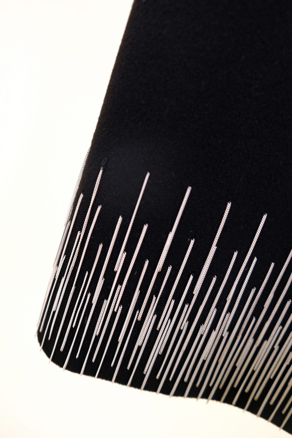 CLASSIC No_1 Metal fringed long coat