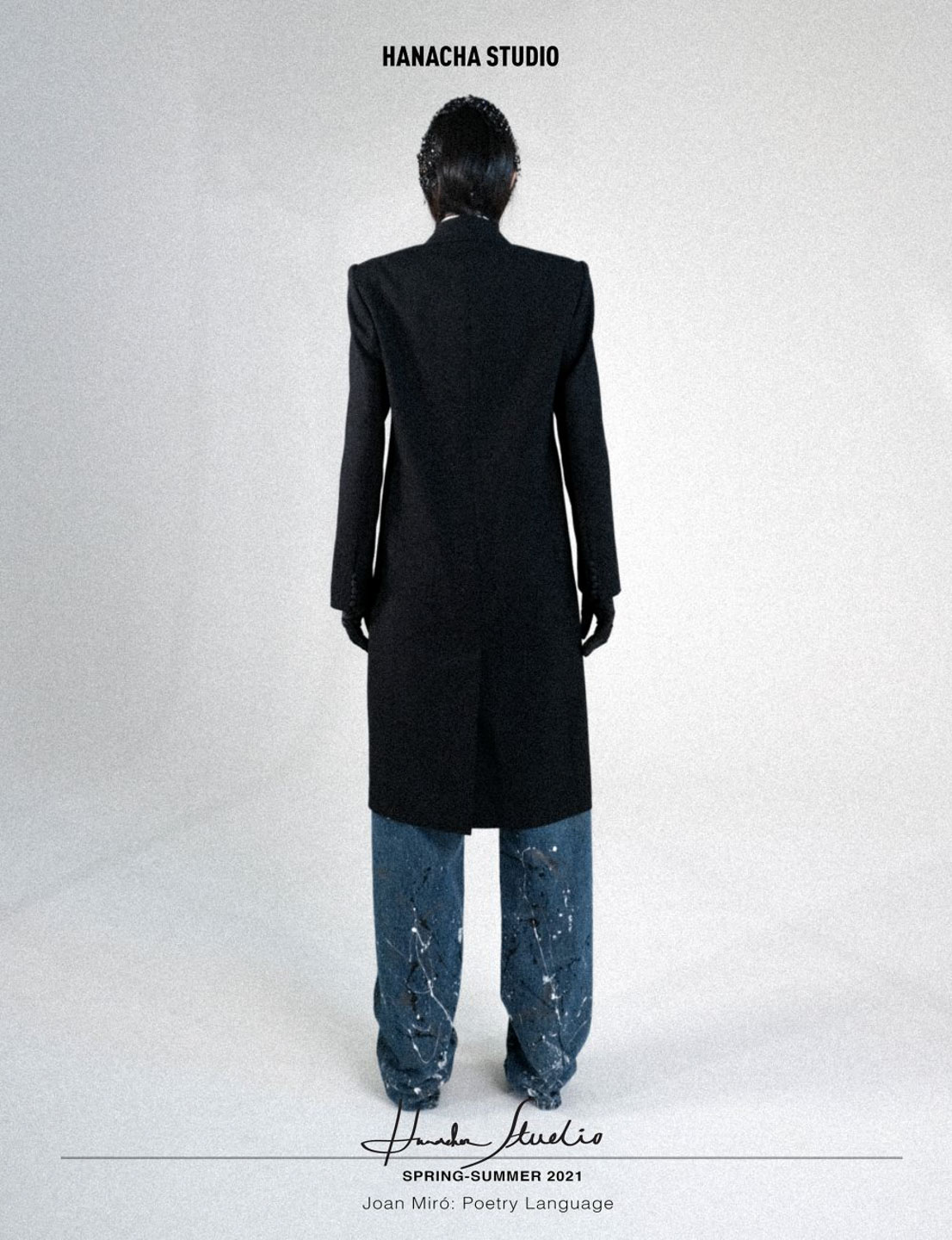 CLASSIC NO_7 tailored metal fringe coat