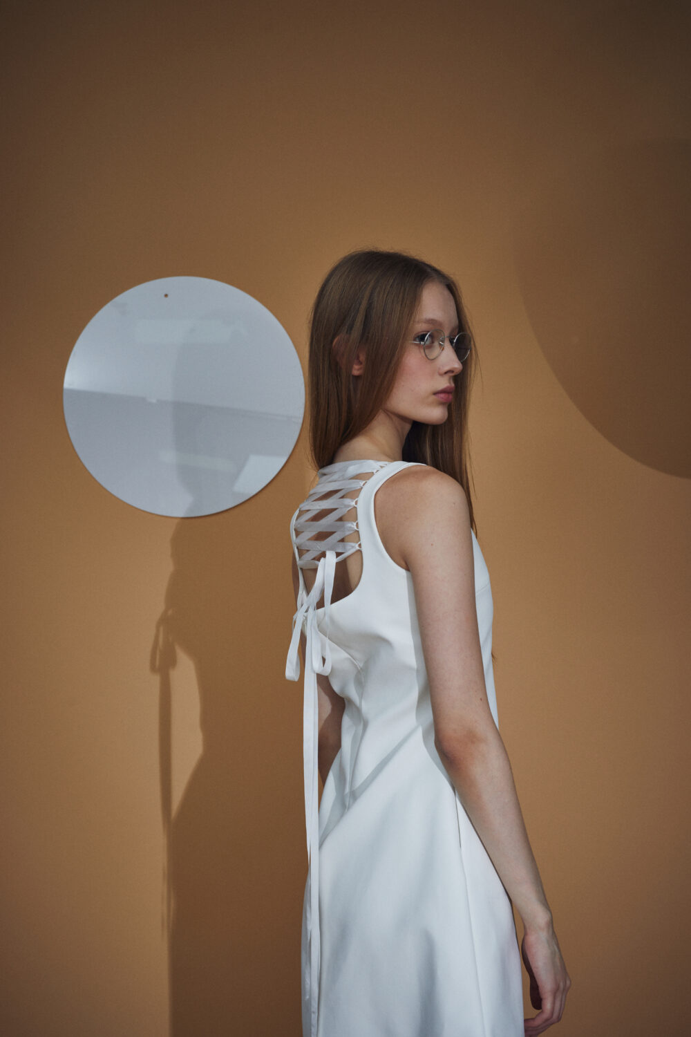 Square Shape Dress with Attachable Bottom Line